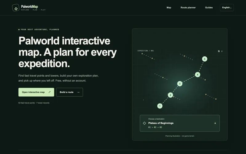 PalworldMap 项目截图
