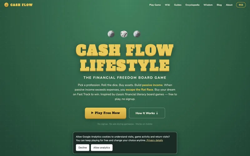 Cash Flow Lifestyle 项目截图