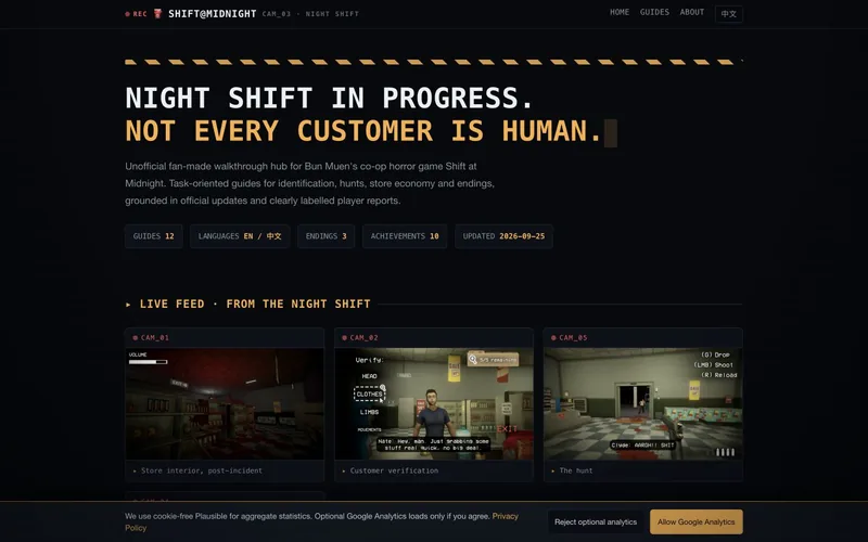 Shift at Midnight Guide 项目截图