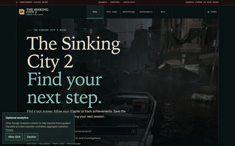 The Sinking City 2 Field Guide 项目截图