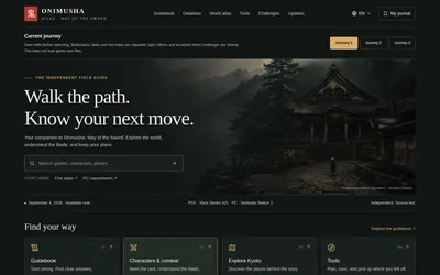 Onimusha Atlas 项目页面截图