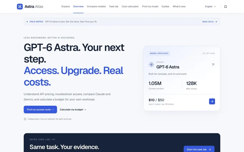Astra Atlas 项目截图