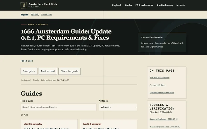 1666 Amsterdam Field Desk 项目截图