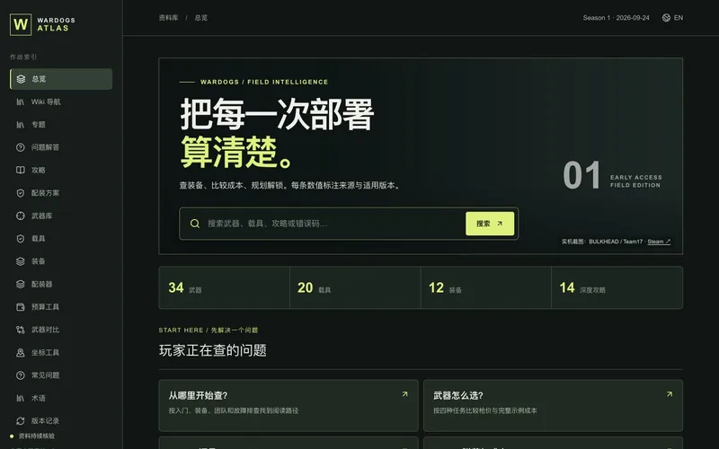 WARDOGS Atlas 项目截图