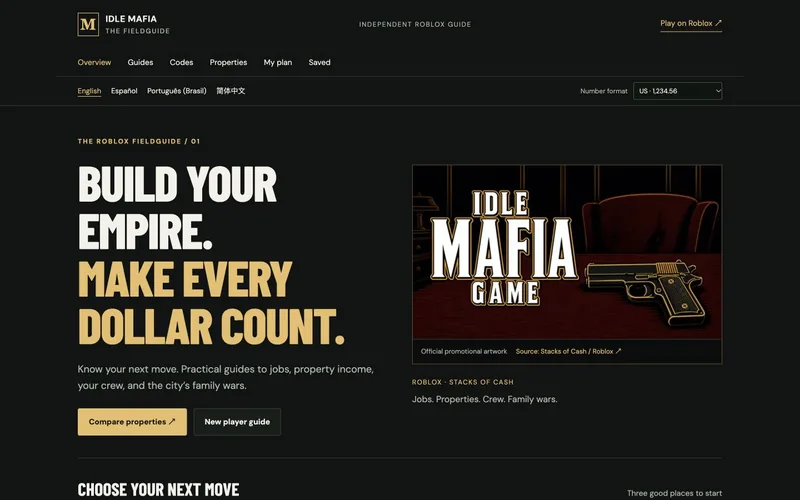 Idle Mafia Fieldguide 项目截图