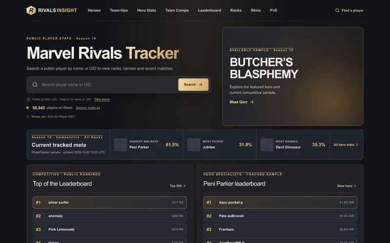 Rivals Insight 项目截图